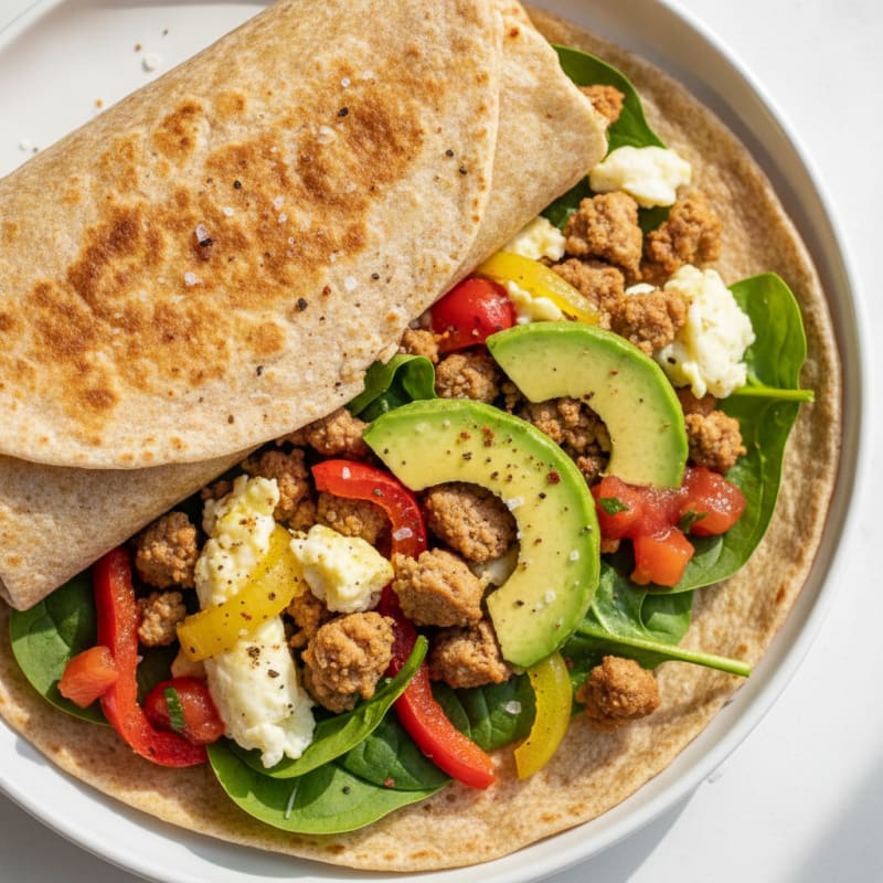 Ultimate Loaded Breakfast Burrito