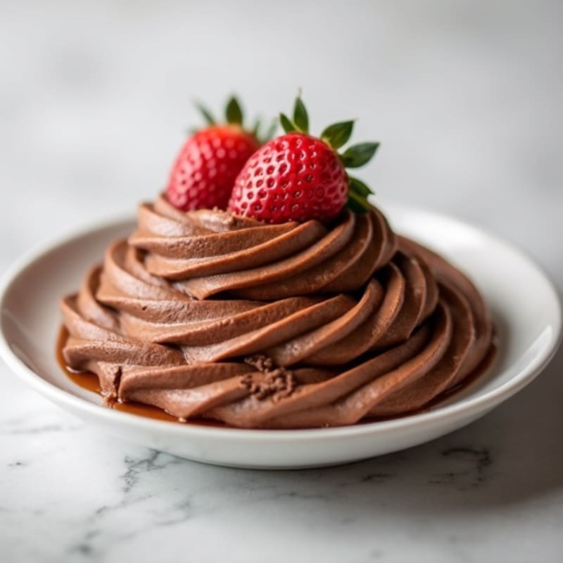 Creamy Chocolate Protein Mousse with Greek Yogurt