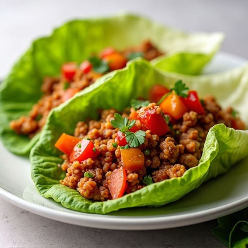 Hearty Turkey Sloppy Joe Lettuce Wraps