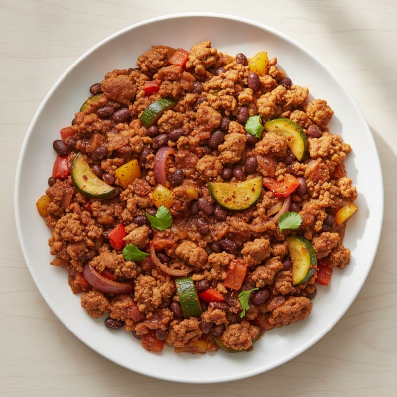Savory Ground Turkey Skillet