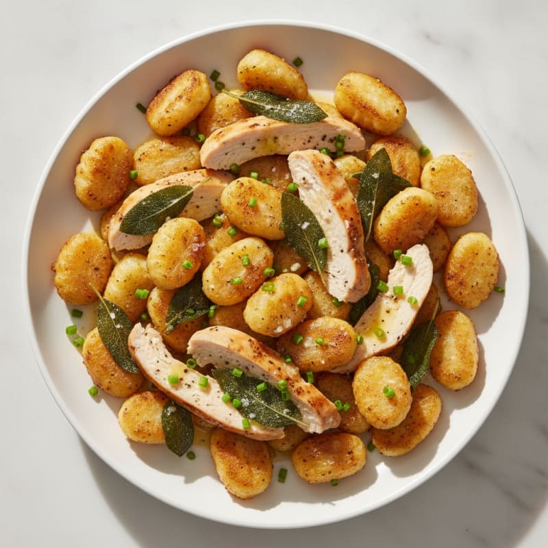 Pan-Seared Gnocchi with Sage Butter Sauce