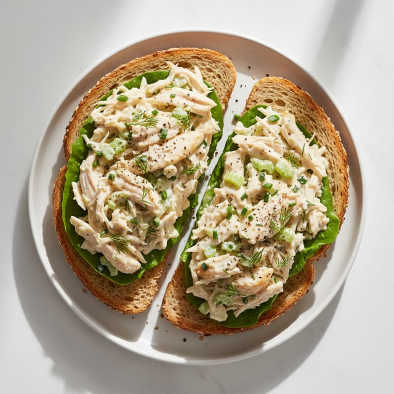 Creamy Herb Chicken Salad Sandwiches