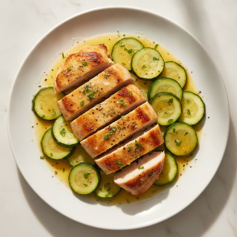 Pan-Seared Chicken with Lemon-Herb Sauce