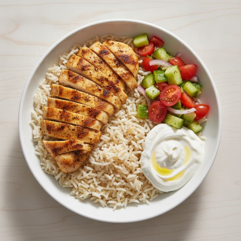 Chicken Shawarma Rice Bowl