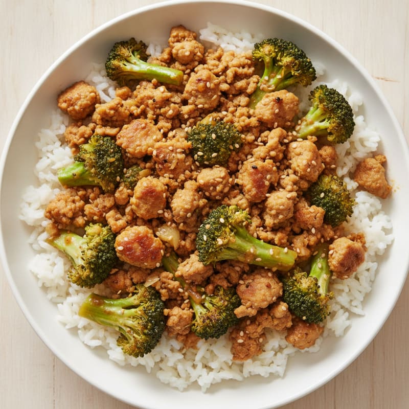 Turkey and Broccoli Rice Bowl