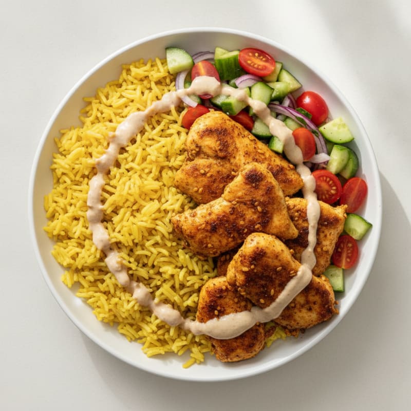 Chicken Shawarma Rice Bowl