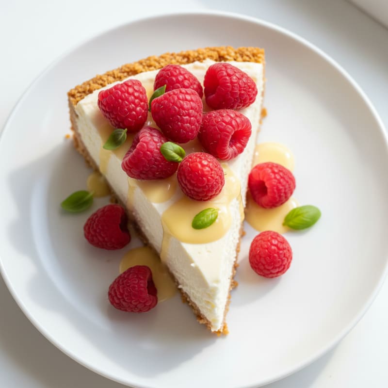 Creamy Greek Yogurt Protein Cheesecake