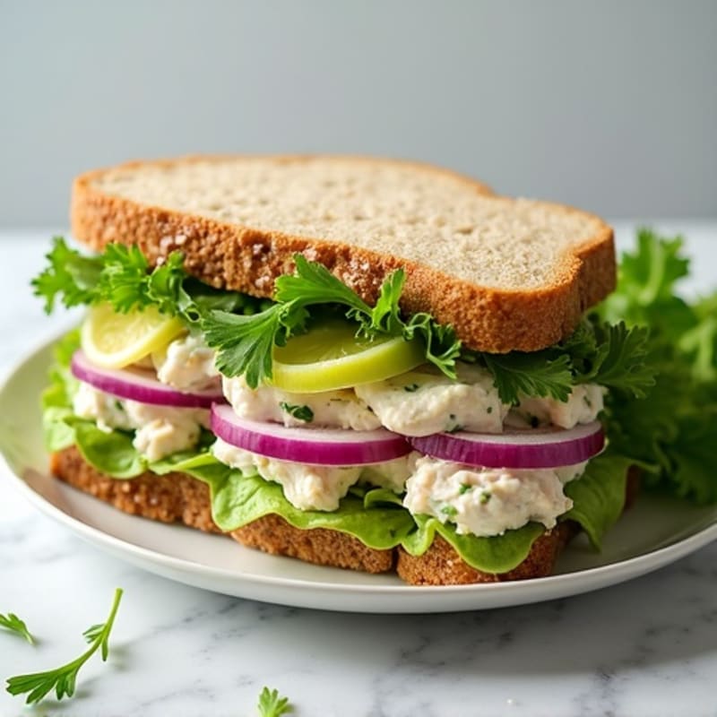 Fresh Herb Chicken Salad Sandwich