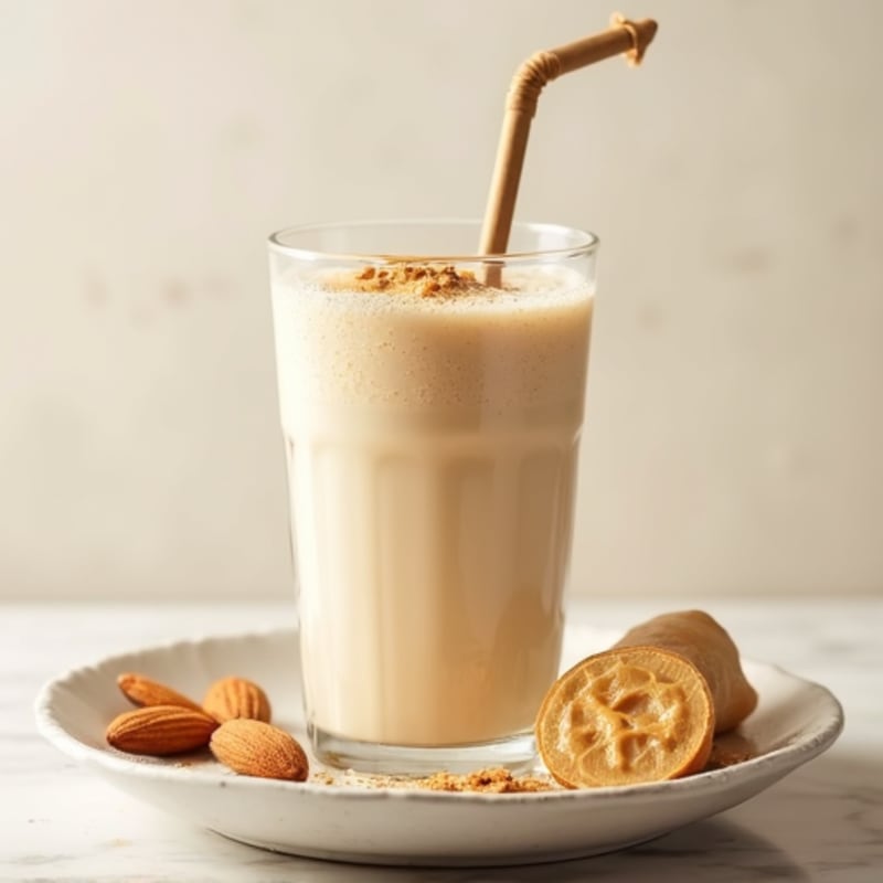 Vanilla Protein Shake with Almond Butter
