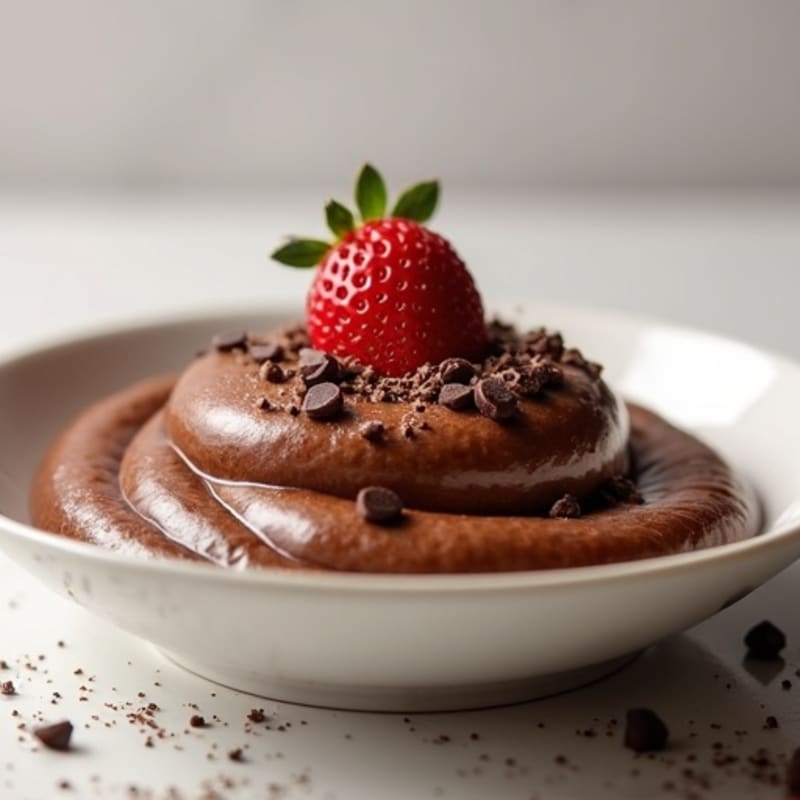 Silky Chocolate Protein Pudding with Greek Yogurt