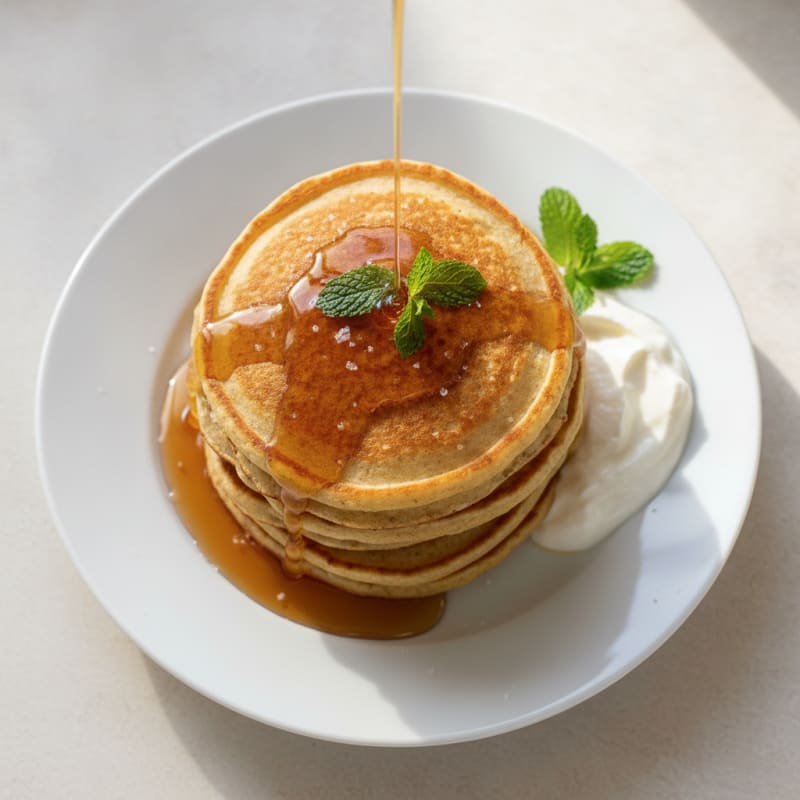 Fluffy Buttermilk-Style Protein Pancakes