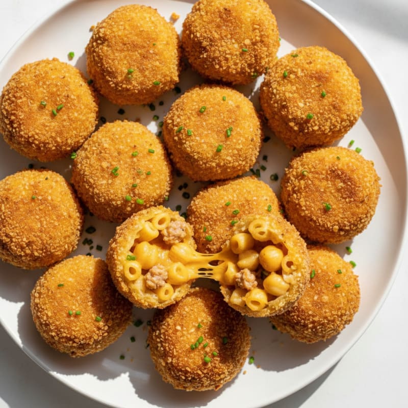 Golden Mac & Cheese Bites