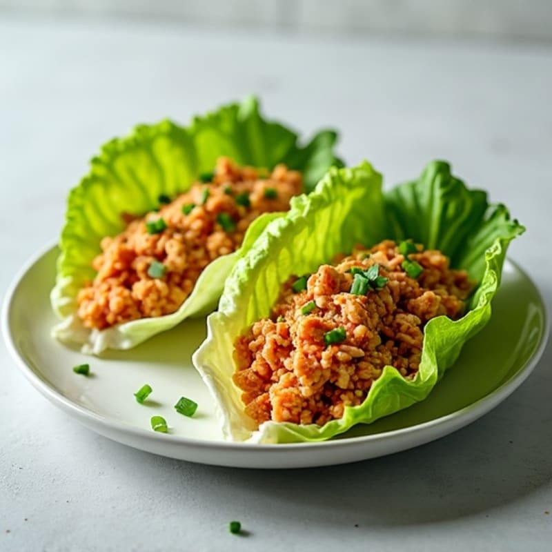 Crispy Spicy Tuna Lettuce Wraps