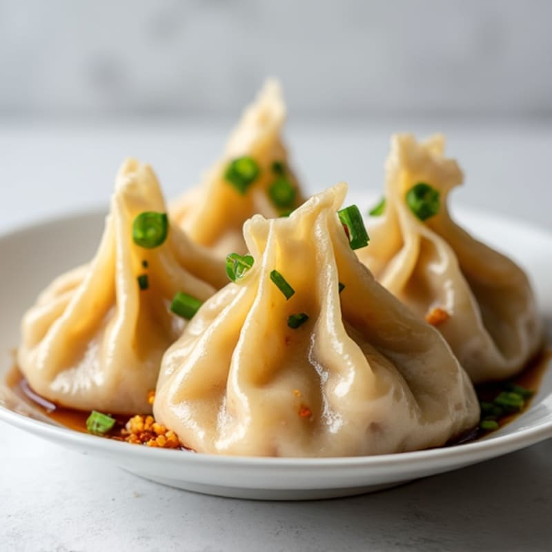 Lightened-Up Chicken and Cauliflower Dumplings