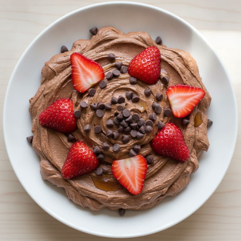 High-Protein Greek Yogurt Chocolate Mousse