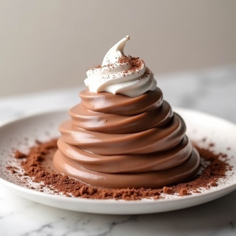 Silky Chocolate Protein Pudding with Greek Yogurt