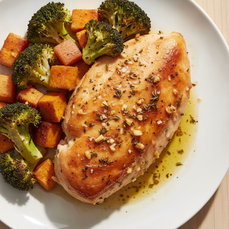 Garlic Herb Roasted Chicken Breast