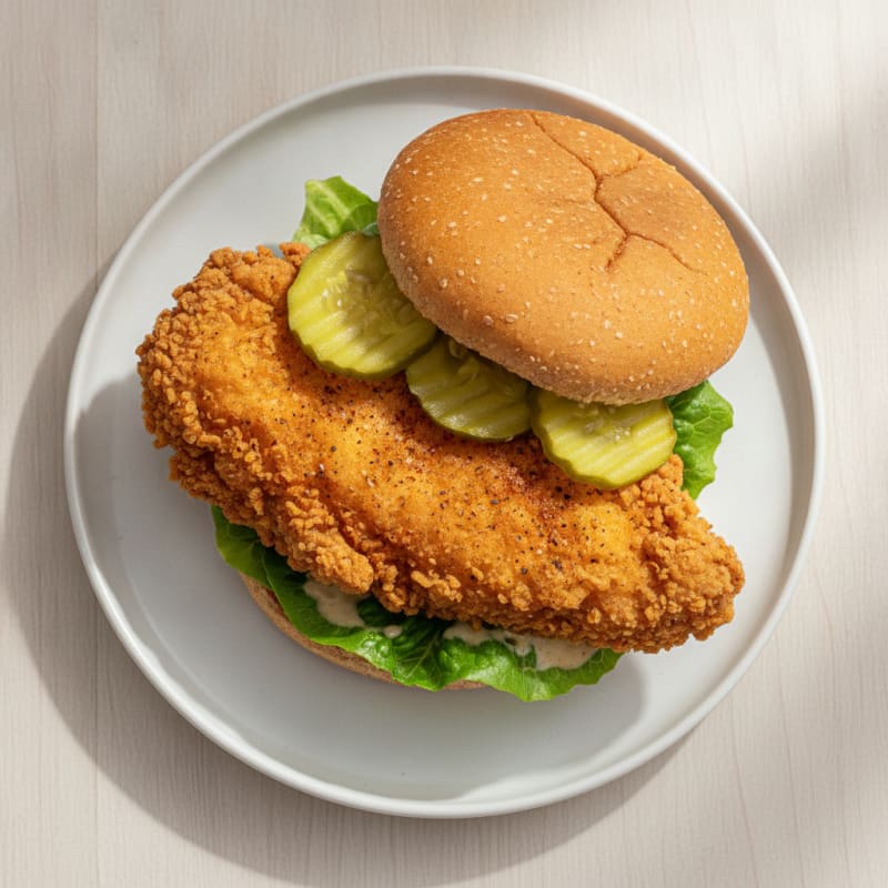 Crispy Buttermilk Fried Chicken Sandwich