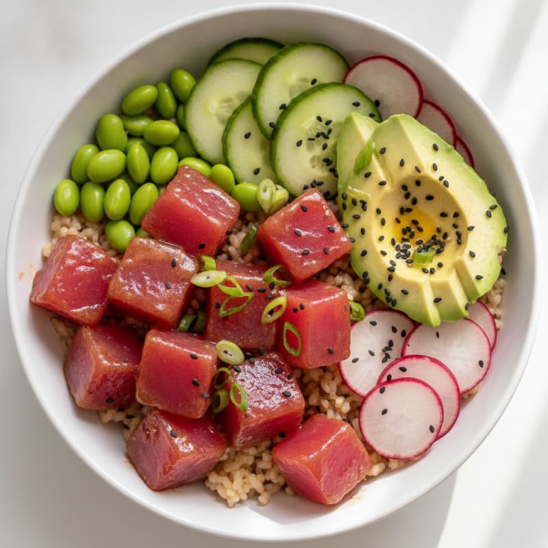 Ahi Tuna Poke Bowl