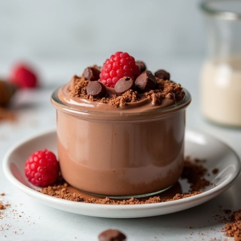 Silky Chocolate Protein Pudding with Greek Yogurt