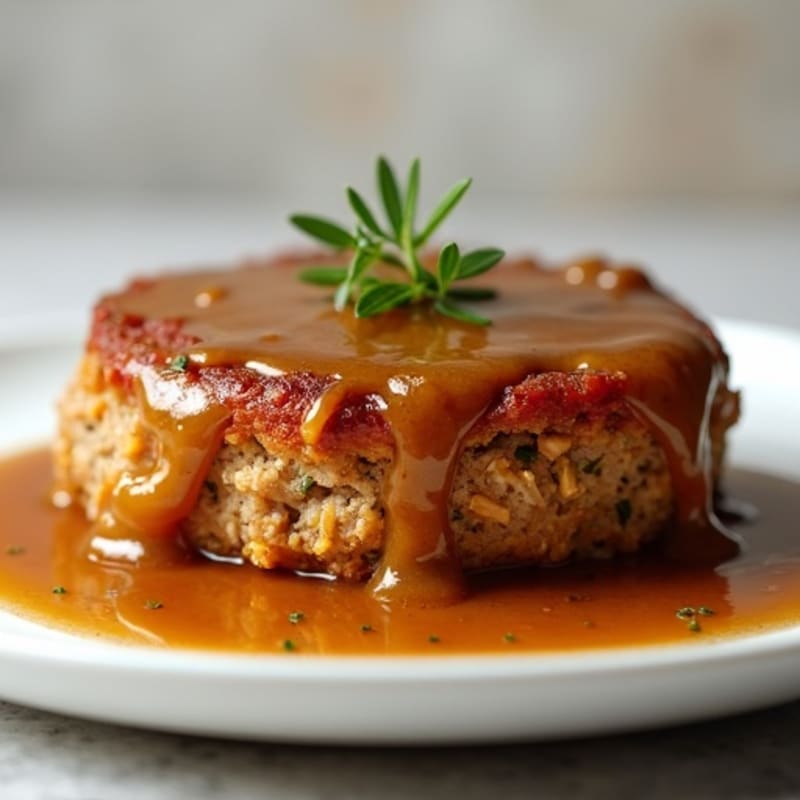 Lean Meatloaf with Savory Gravy