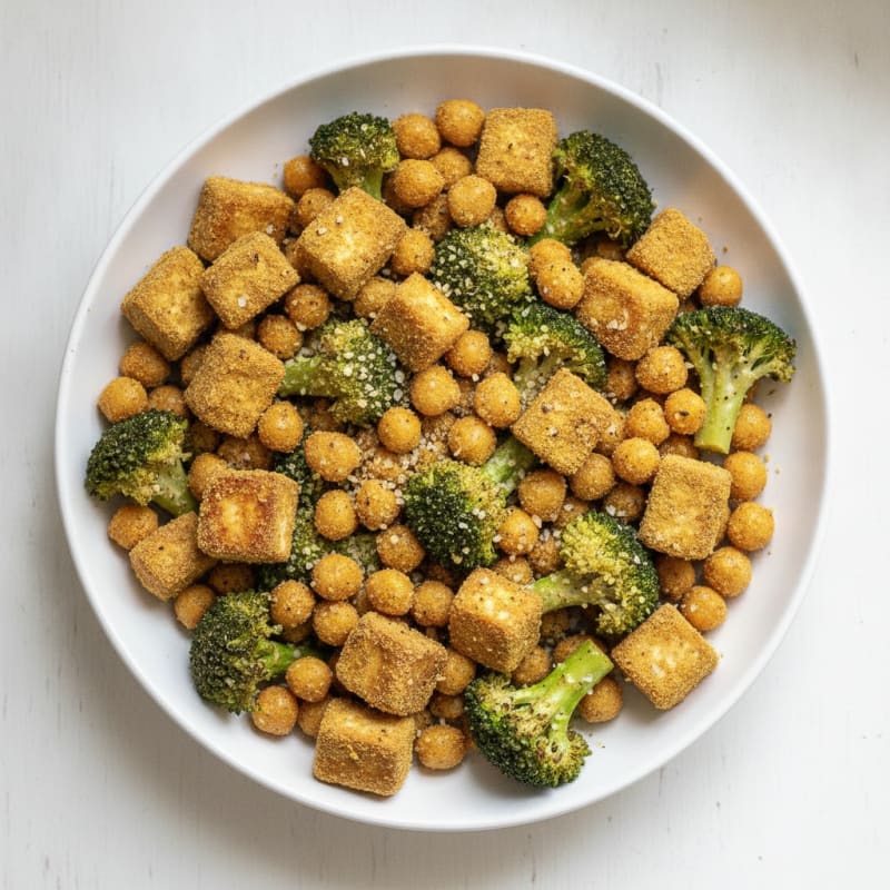 Roasted Vegetable and Chickpea Power Bowl