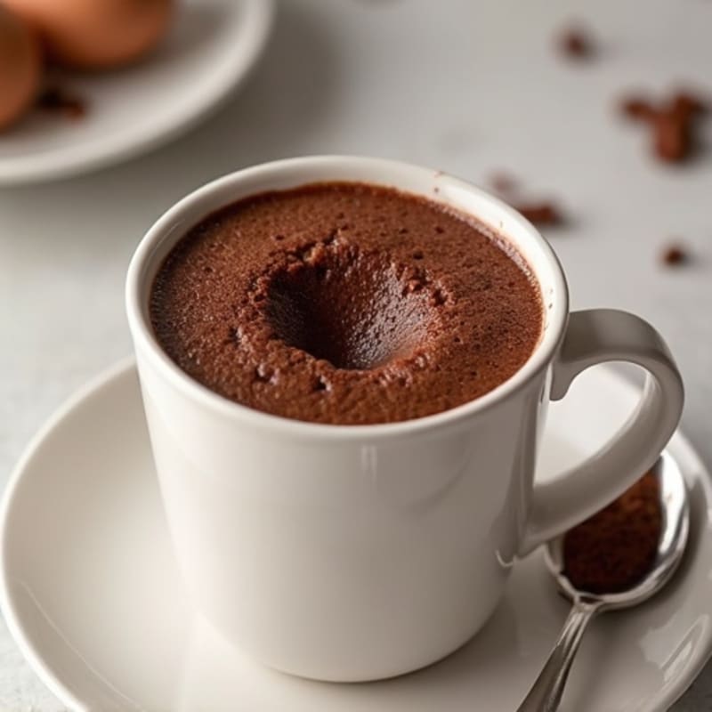 Healthy Chocolate Protein Mug Cake