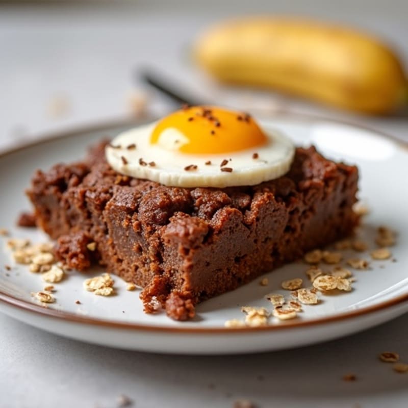 Fudgy Chocolate Protein Baked Oats
