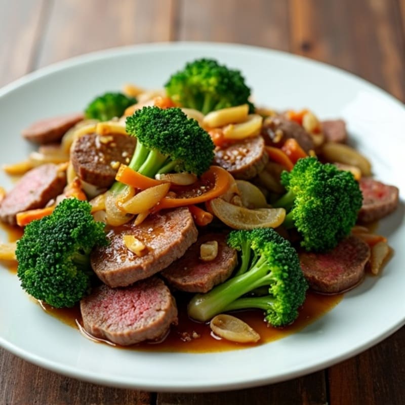 Ginger-Garlic Beef and Broccoli Stir-Fry