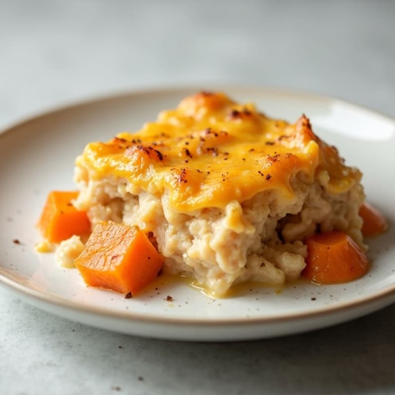 Creamy Chicken and Sweet Potato Gratin