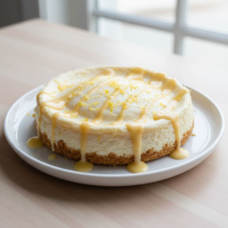 Creamy Greek Yogurt Protein Cheesecake