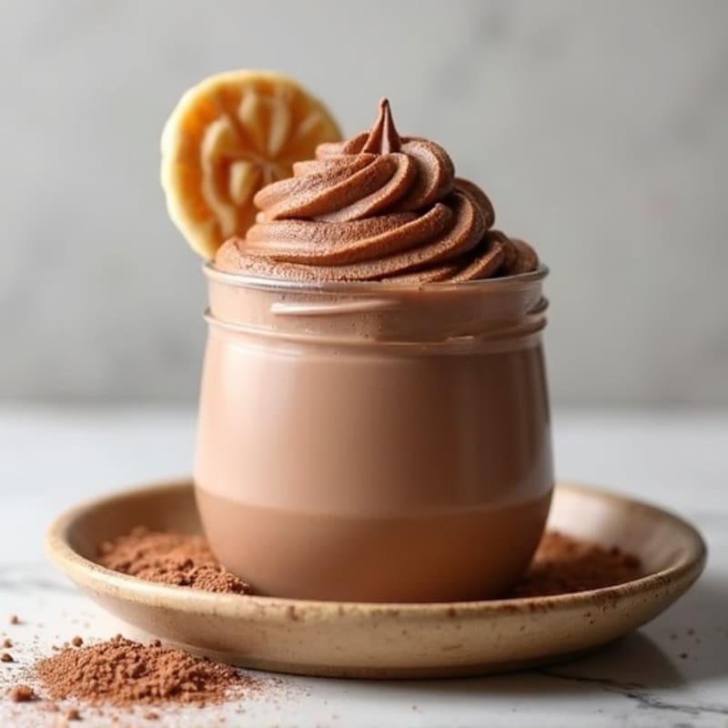 Creamy Peanut Butter Chocolate Protein Pudding