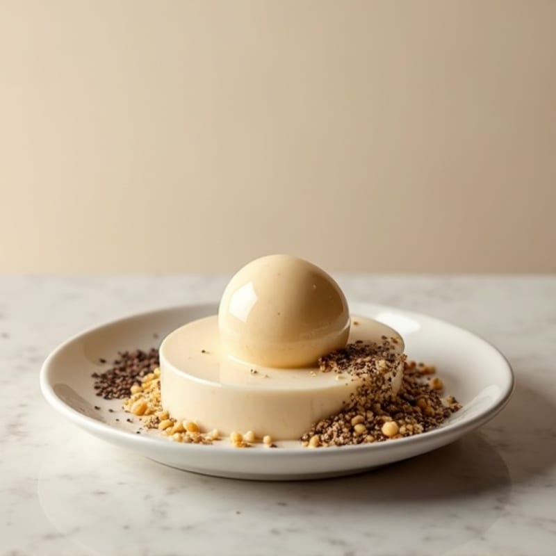 Silky Vanilla Protein Pudding with Chia Seeds