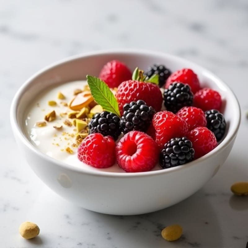 Greek Yogurt Protein Bowl with Berries