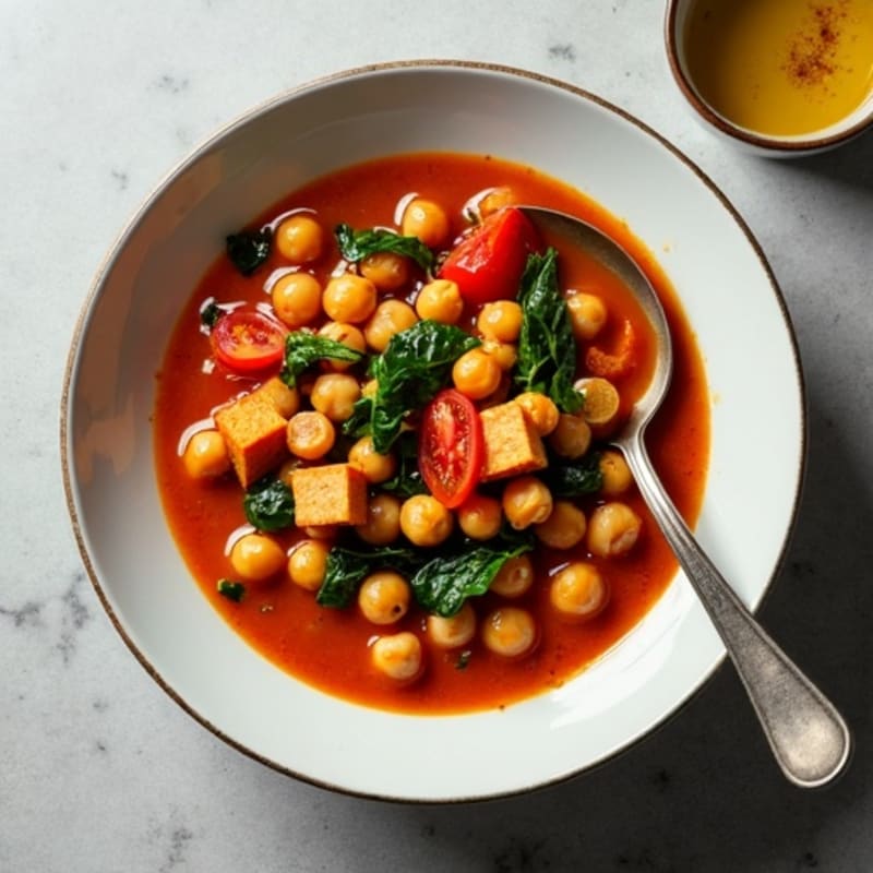 Hearty Spiced Chickpea and Tomato Stew