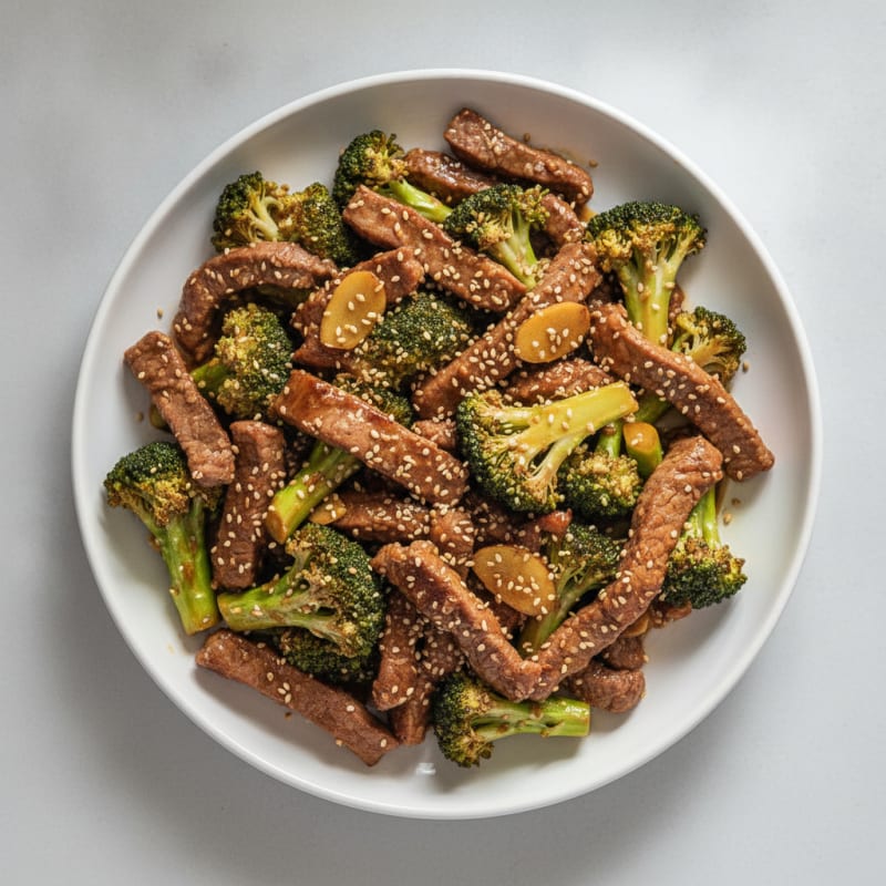 Sesame Beef & Broccoli Stir-Fry