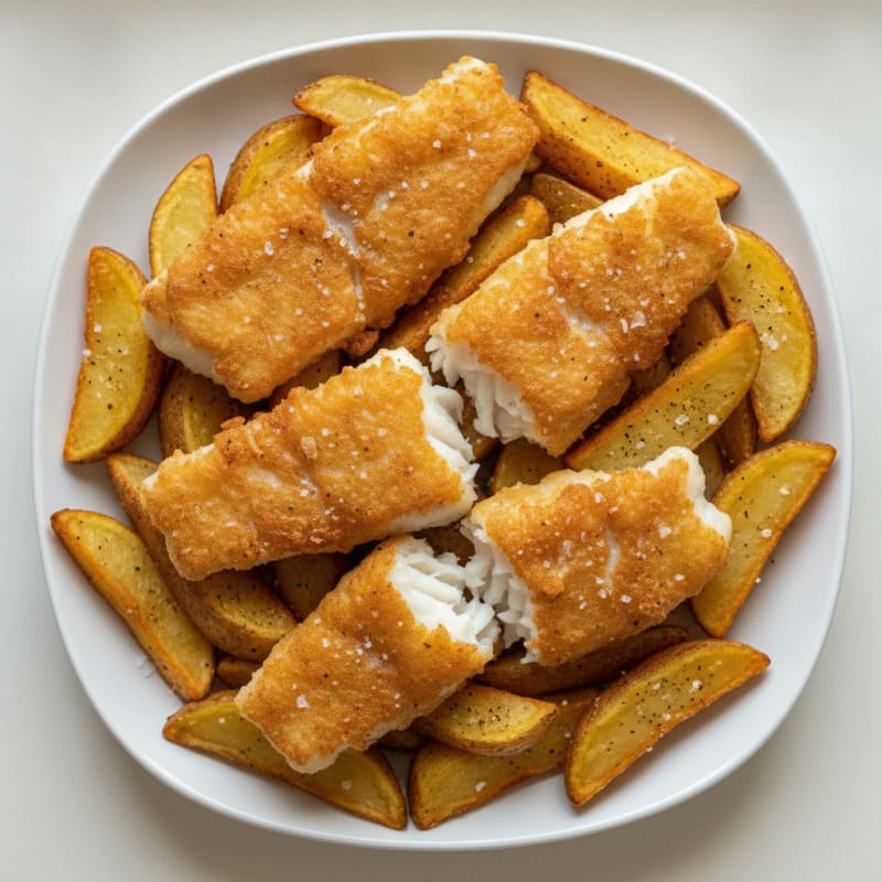Classic Beer-Battered Fish and Chips