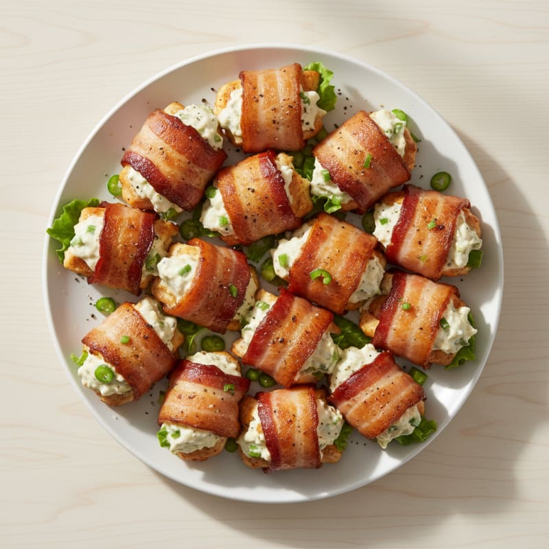Bacon-Wrapped Jalapeño Chicken Sliders