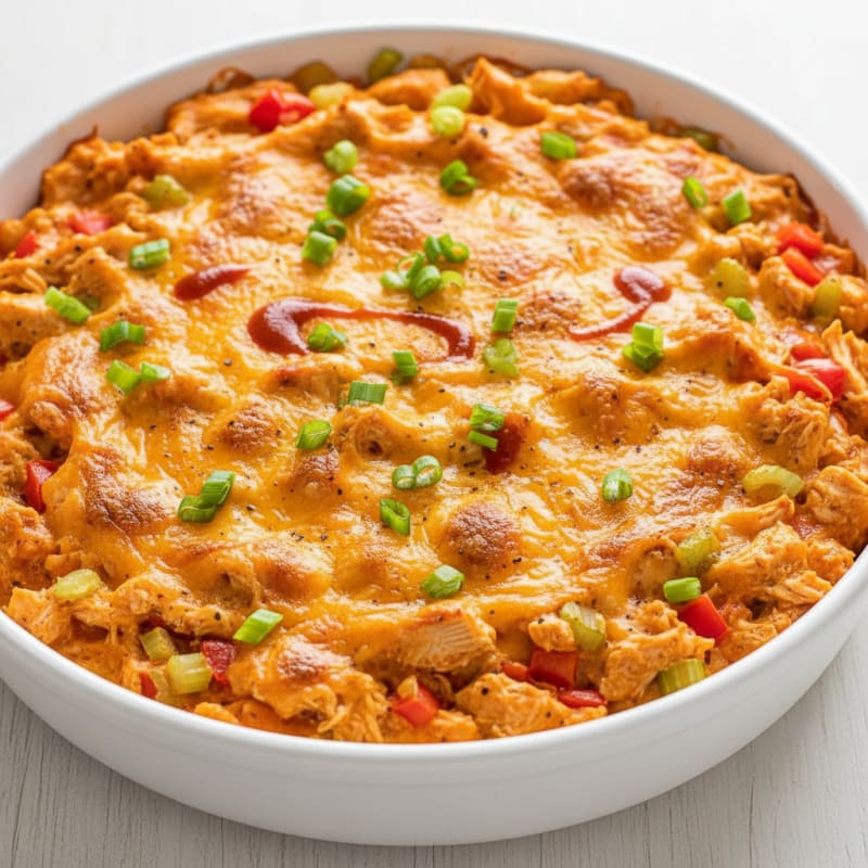 Creamy Buffalo Chicken Dip Skillet
