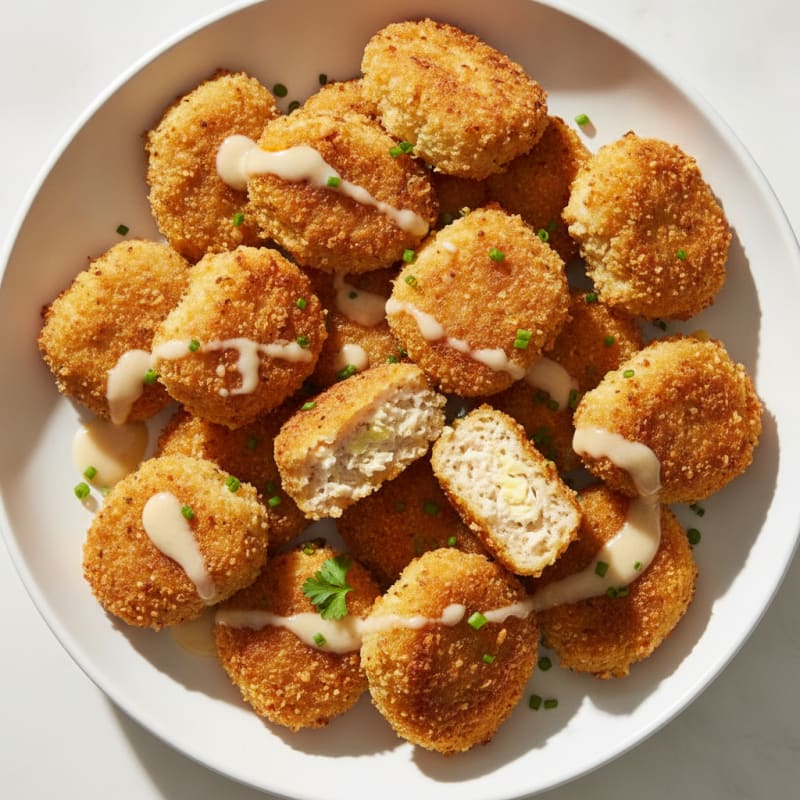 Parmesan Chicken & Egg Baked Nuggets