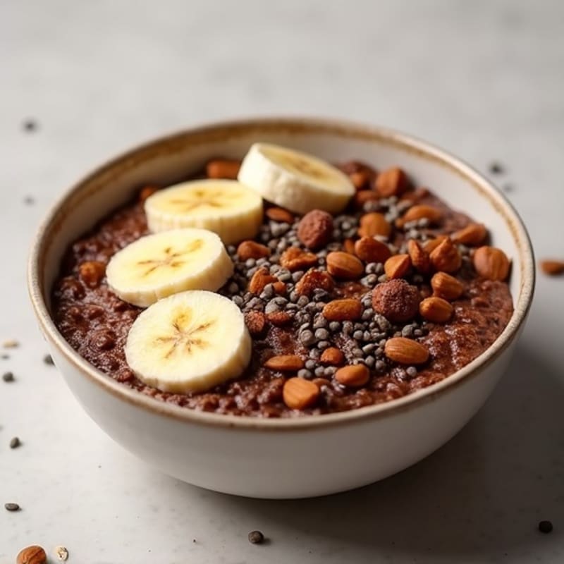 Chocolate Protein Creamy Fudgy Oatmeal
