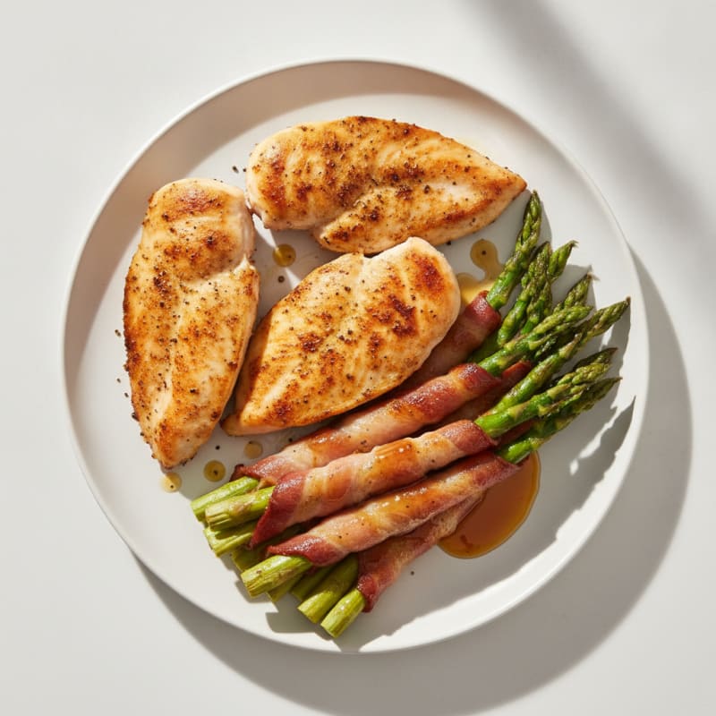 Maple-Glazed Bacon Wrapped Asparagus