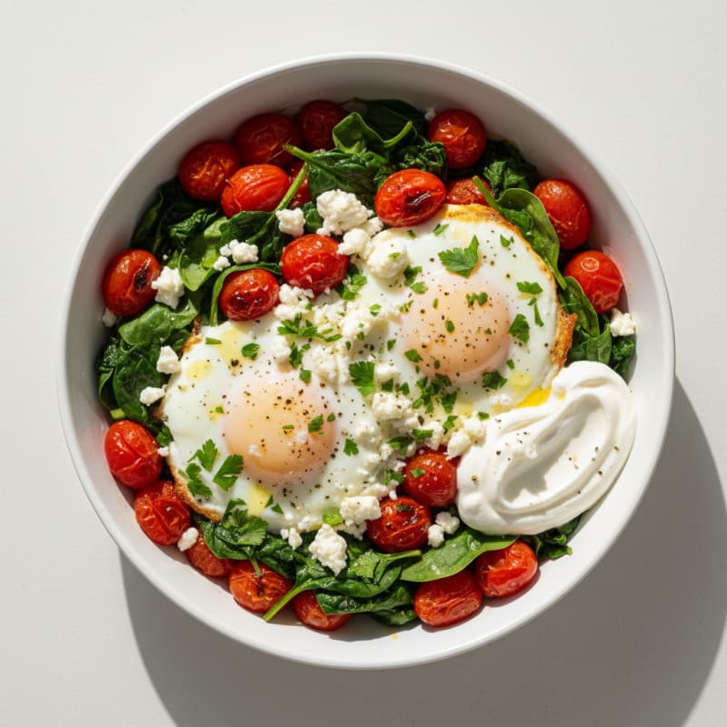Baked Eggs with Roasted Tomatoes