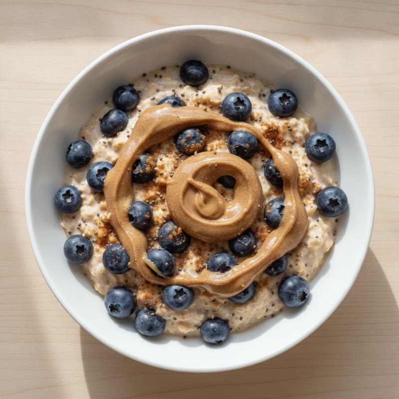 Blueberry Almond Overnight Oats