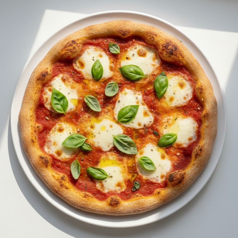 Classic Margherita Pizza with Fresh Basil