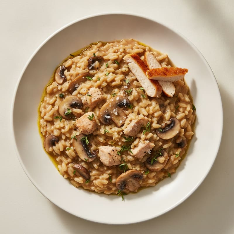 Mushroom and Parmesan Risotto