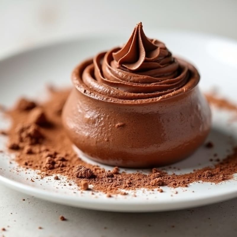 Chocolate Protein Mousse with Silken Tofu and Almond Butter