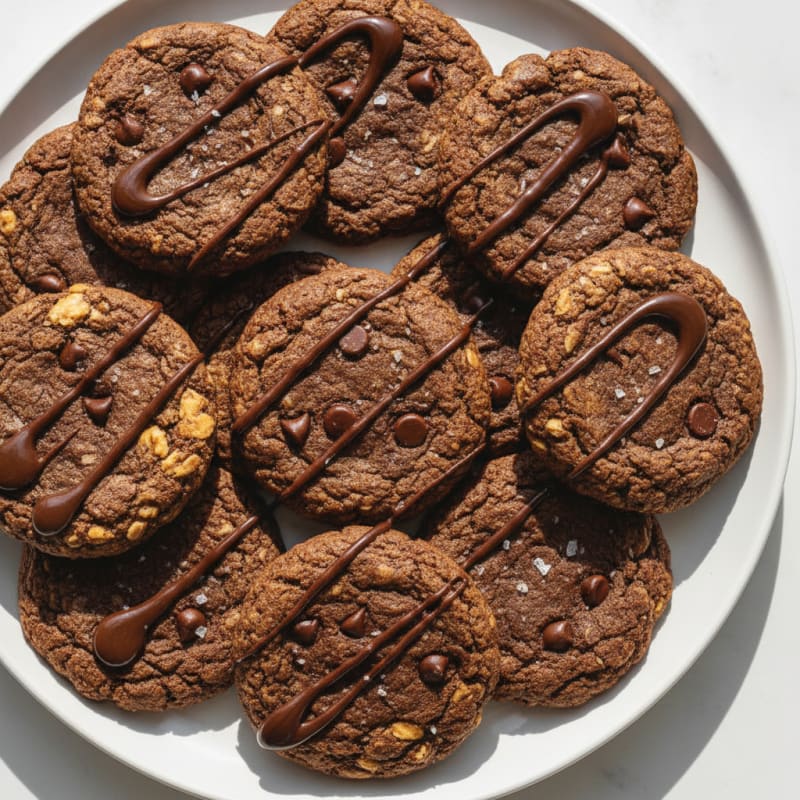 Decadent Double Chocolate Protein Cookies