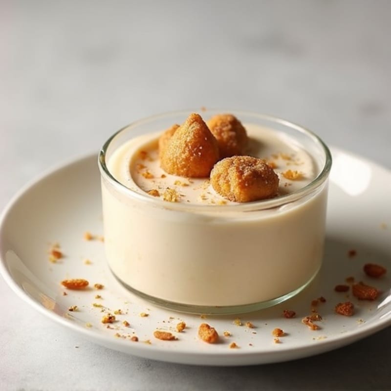 Creamy Vanilla Protein Pudding with Chia Seeds