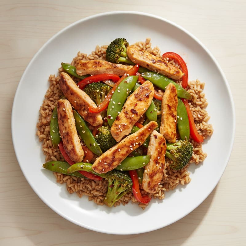 Teriyaki Chicken Stir-Fry with Vegetables